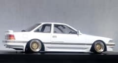 1/43　ソアラ改　GZ20　ツインターボ　BBS-RS　金　アルミ製　深リム 1/43 ソアラ改 GZ20 ツインターボ BBS-RS 金 アルミ製 深リム - メルカリ