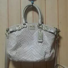 COACH　コーチ　レザーショルダーバッグのサムネイル
