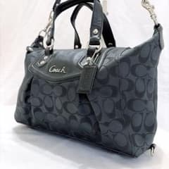 COACH ハンドバッグ F19242 アシュレイ シグネチャー サッチェル COACH ハンドバッグ F19242 アシュレイ シグネチャー サッチェル | Mercari