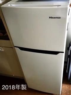 こうさん様専用　ハイセンス　HR-B1201 【右開き】120L 2ドア冷蔵庫のサムネイル