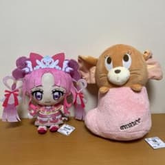 【新品】キュアミスティック & トムとジェリー めちゃもふぐっとぬいぐるみ 2点