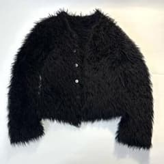 美品 JURGEN LEHL アルパカ 100%ジャギー ジャケット 黒 ボア 美品 JURGEN LEHL アルパカ 100%ジャギー ジャケット 黒 ボア - メルカリ