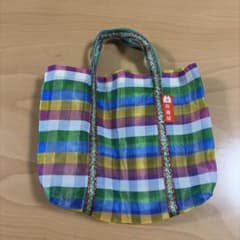 カラフル チェック柄 ミニトートバッグのサムネイル