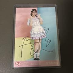 イコラブ 生写真 直筆 佐々木舞香 ダイナー衣装 ヒキ - メルカリ