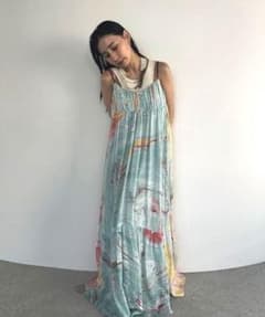 Ameri♡ MEDI INDIAN POOL MARBLE DRESS - メルカリ