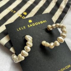 LELE SADOUGHI レレサドゥギ パールフープピアス - メルカリ