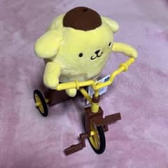 ポムポムプリン】プライズ サイクリング ぬいぐるみ - メルカリ