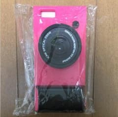 ★iphone5ｓ iphone5  アイフォン カメラ型　ケース　カバー　赤のサムネイル