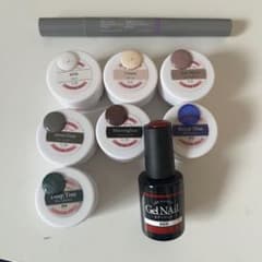 젤 네일 아트 용품 세트 (9가지 색상)