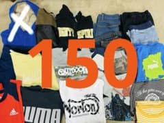 総額７万円相当‼️男子服まとめ売り⭐️150 ノートン　アディダス　春夏秋冬服 総額7万円相当‼️男子服まとめ売り⭐️150 ノートン アディダス 春夏