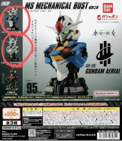 機動戦士ガンダム　MSメカニカルバスト03　2種　ガチャのサムネイル