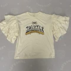 SPARKLE プリント フリル袖 Tシャツのサムネイル