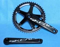 SKEACE スクエアテーパー ピスト用クランクセット 165mm 48T 黒 m48562194792_1.jpg?1779942254