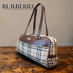 美品】BURBERRY ノバチェック ミニボストン Y2K 2Way - メルカリ