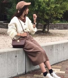 ショート丈 ニットカーディガンのサムネイル