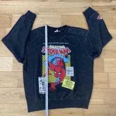 MARVEL Spider-Man Sweatshirt, Black, Size L