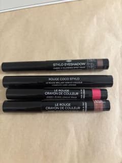 CHANEL LE ROUGE CRAYON DE COULEUR 3本セット CHANEL シャネル 口紅 ル ルージュ クレイヨン ドゥ クルール 3本