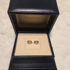 Chopard ハッピーダイヤモンド ハート ピアス ゴールドのサムネイル