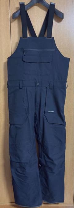 VOLCOM スノーボードウェア オーバーオール ビブパンツ 黒 XLのサムネイル
