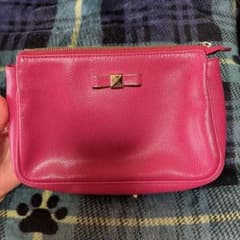 FURLA ポーチ ピンク リボンのサムネイル