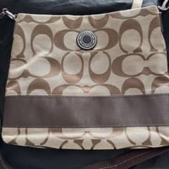 COACH ショルダーバッグ ベージュ ブラウンのサムネイル