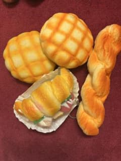 パンのスクイーズ ４点セットのサムネイル