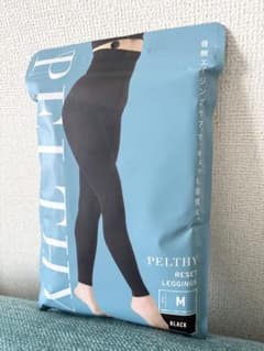 PELTHY リセットレギンス Mサイズ ブラック 新品未使用 骨盤ケア 着圧のサムネイル
