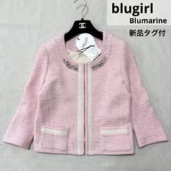 新品 blugirl Blumarine ツイード ノーカラージャケット 新品 blugirl Blumarine ツイード ノーカラージャケット - メルカリ