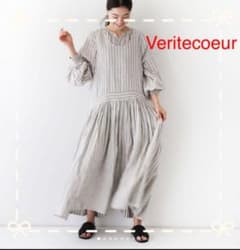 ヴェリテクールリトアニアリネンワンピース ヴェリテクール ジャンスカ ワンピース リトアニア リネン - メルカリ