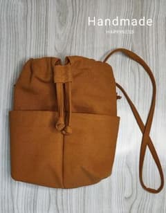 【訳あり試作品】肩掛け巾着のサムネイル