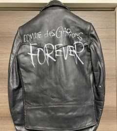Forever コムデギャルソン ライダース レザー ジャケット 34size