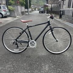 あさひサイクル28インチ7段変速クロスバイク オートライト 超美品 送料 