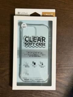[신품]SoftBank iPhone17/17Air 클리어 소프트 케이스