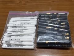 【結婚式】ポスカ風マーカー 白黒48本 DIY まとめ売りのサムネイル