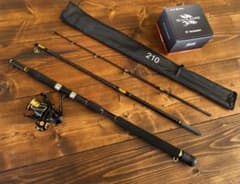 ジギングセット 7ft 船釣り 3P パックロッド スロージギング 釣り竿