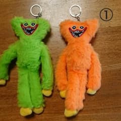 ハギーワギーキーホルダー ハギーワギー キーホルダー オレンジ グリーン セットのサムネイル