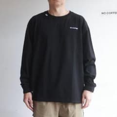 極美品【NO COFFEE】刺繍ロゴ ロンT 黒 ノーコーヒー 長袖のサムネイル
