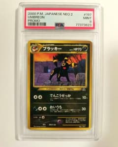 ブラッキー プレミアムファイル2 PSA9 旧裏 ポケモンカード - メルカリ