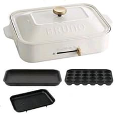 【KZNR2616様専用】BRUNO コンパクトホットプレートのサムネイル