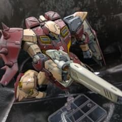 HGUC アリュゼウス&メッサーガウマン機　セット　塗装　完成品 本日限定価格！【改修品】HGUC 1/144メッサーガウマン機 全塗装完成品
