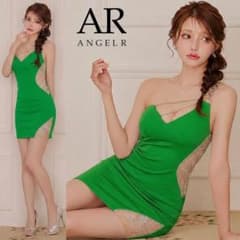 AngelR エンジェルアール ビジューワンショルダータイトミニドレス