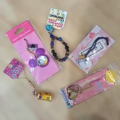おみくじ ディズニー ハローキティ ストラップ キーホルダー 他 5点