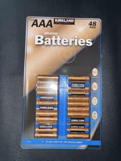 単4乾電池　Kirkland AAA アルカリバッテリー 48パック　単4電池のサムネイル