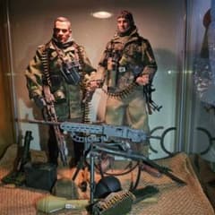 1/6カスタムフィギュア　WWⅡ　重機関銃を操る兵士のサムネイル