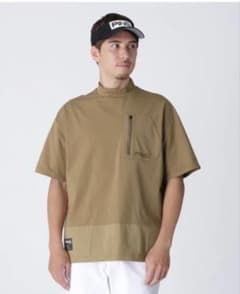 PING APPAREL メンズ 半袖ハイネックシャツ ベージュ XLのサムネイル