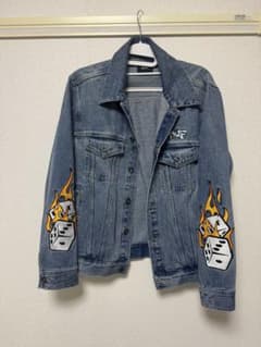 HUF デニムジャケット ダイズ刺繍のサムネイル