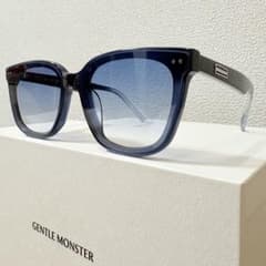 GENTLE MONSTER ブルー HEIZERサングラス GENTLE MONSTER ジェントルモンスター HEIZERサングラス 青 - メルカリ