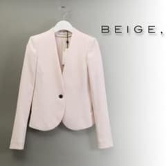 561新品 BEIGE, ベイジ, LUIZA / ノーカラージャケット 0 - メルカリ