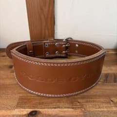 GOLD'S GYM レザー パワーベルト ブラウン Mサイズ - メルカリ