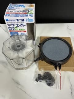 水槽用品　水作 エイトコア M • 吸盤付きズレないエアーストーン 約10cmのサムネイル